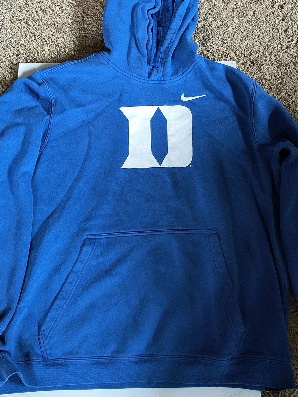 Nike Duke Blue Men’s Pullover Hoodie Sweatshirt